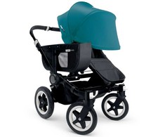 Bugaboo Donkey universalus stogelis su lopšio užklotu Petrol Mėlyna