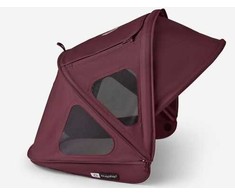 Bugaboo Dragonfly vasaros stogelis / breezy sun canopy Dark Cherry Raudona