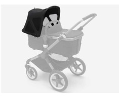 Bugaboo Fox/ Fox 2/ Fox 3/ Fox5 / Fox Cub/ Cameleon 3/ Lynx vasaros stogelis breezy Midnight juodas