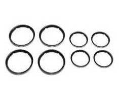 Bugaboo Fox Ratų gaubteliai / Wheel Caps - Glossy Juodas