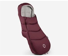 Bugaboo vežimėliams Fox, Donkey, Buffalo, Bee, Cameleon skirtas vokelis, žiemos mova Dark Cherry Raudona