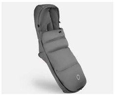 Bugaboo vežimėliams skirtas pūkinis žiemos vokelis, mova THERMOLITE® performance Moon pilkas