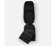 Bugaboo vežimėliams skirtas pūkinis žiemos vokelis, mova THERMOLITE® performance Heritage juodas