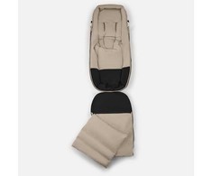Bugaboo vežimėliams skirtas pūkinis žiemos vokelis, mova THERMOLITE® performance Desert Taupe