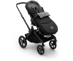Bugaboo vežimėliams skirtas vokelis, žiemos mova Midnight Juodas