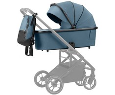 Carrello Alfa Indigo Mėlyna Lopšys ir kuprinė
