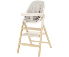 Carrello Ergo maitinimo kėdutė 2in1 Linen rusvai gelsvas