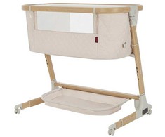 Carrello Prima supamas lopšiukas Honey rusvai gelsvas