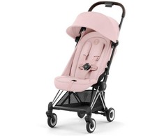 Cybex Coya vežimėlis Peach Rožinė, chrome ruda frame