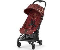 Cybex Coya vežimėlis Rockstar Rosenrot Raudona, Matt Juodas frame
