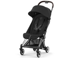 Cybex Coya vežimėlis Sepia Juodas, chrome ruda frame