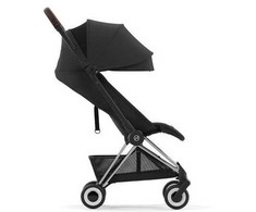 Cybex Coya vežimėlis Sepia Juodas, chrome ruda frame