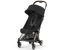 Cybex Coya vežimėlis Sepia Juodas, rosegold frame