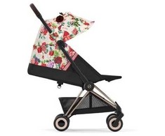 Cybex Coya vežimėlis Spring Blossom rusvai gelsvas, Rosegold frame