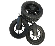 Emmaljunga NXT90/ NXT90F oro pučiamų 4 ratų su ratlankiais ir padangomis komplektas Outdoor važiuoklei