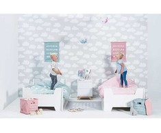 Jollein antklodės ir pagalvės užvalkalų komplektas ABC Blush Rožinė 140x200 cm.