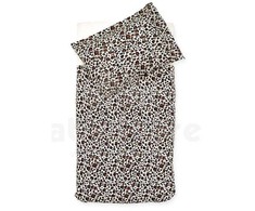 Jollein antklodės ir pagalvės užvalkalų komplektas Leopard Natural 100x140 cm