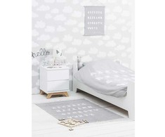 Jollein antklodės užvalkalas Soft Pilkas 120x150