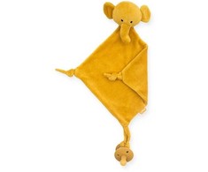 Jollein čiulptuko ar kramtuko laikiklis " Dramblys" Mustard