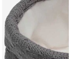 Fotelis Jollein daiktadėžė Bliss Knit Storm pilkas