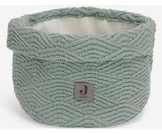 Fotelis Jollein daiktadėžė River Knit Ash Žalias