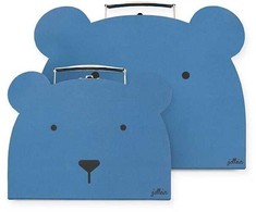 Jollein daiktų dėžutės Animal Club Steel Mėlyna 2vnt
