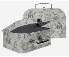Jollein daiktų dėžutės Mėlyna Forest Animals 2vnt