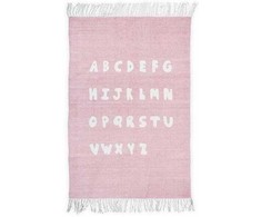 Fotelis Jollein Kilimas ABC 90x130cm Blush Rožinė - 100% medvilnė