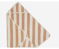 Jollein kilpinis rankšluostis su gobtuvu Biscuit GOTS 75x75 cm