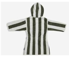 Jollein kilpinis vonios chalatėlis 3-4 metai Stripe Terry Leaf Žalias GOTS