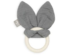 Jollein kramtukas - žaisliukas - Bunny Ears - Storm Pilkas