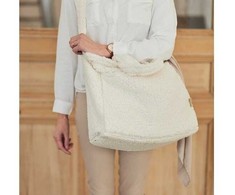 Jollein krepšys Teddy Kreminis Baltas