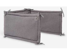 Jollein lovytės apsaugos 35x180cm Bliss Knit Storm Pilkas