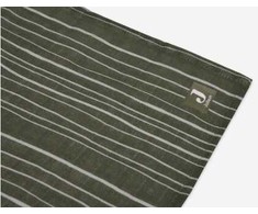 Jollein medvilnės merliukai 115x115cm Stripe Leaf Žalias
