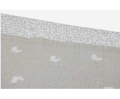 Jollein medvilnės merliukai 70x70cm Dotted Rabbit Nougat 2vnt
