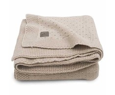 Jollein megztas pledas lopšiukui/lovytei Bliss knit Nougat 75x100 cm