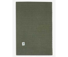 Jollein megztas pledas Pure Knit 100x150 cm Leaf Žalias GOTS