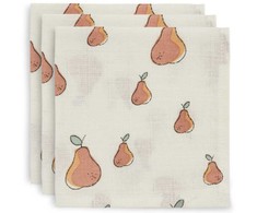 Jollein muslino audinio vystyklų rinkinys 115x115cm Pear 2vnt.