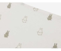 Jollein muslino audinio vystyklų rinkinys 70x70 Happy Miffy Olive Žalias 3vnt