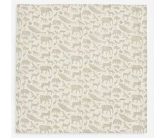 Jollein muslino audinio vystyklų rinkinys 70x70 Animals Olive Žalias 3vnt