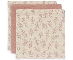 Jollein muslino audinio vystyklų rinkinys 115x115cm Meadow Rosewood 2vnt