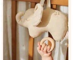 Jollein muzikinis kabinamas žaislas Elephant Tales