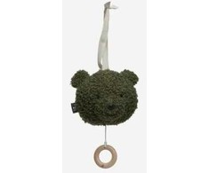 Jollein muzikinis kabinamas žaislas Teddy Bear Leaf Žalias