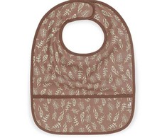 Jollein neperšlampamas seilinukas Bib su kišene Meadow Chestnut 2vnt.
