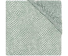 Jollein trikotažinė paklodė su guma Jersey Ash Žalias 60x120