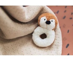 Jollein Pledas Teddy Bliss Knit Nougat 75x100 cm.