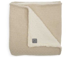Jollein Pledas Teddy Bliss Knit Nougat 75x100 cm.