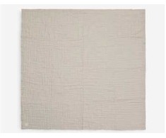 Jollein pledas Wrinkled 120x120cm Nougat