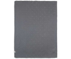 Jollein Pointelle pledas 100x150 cm Storm Pilkas