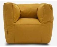Fotelis Jollein sėdmaišis Mustard